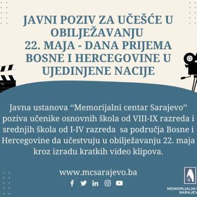 Učestvujte u obilježavanju Dana prijema BiH u&nbsp;UN